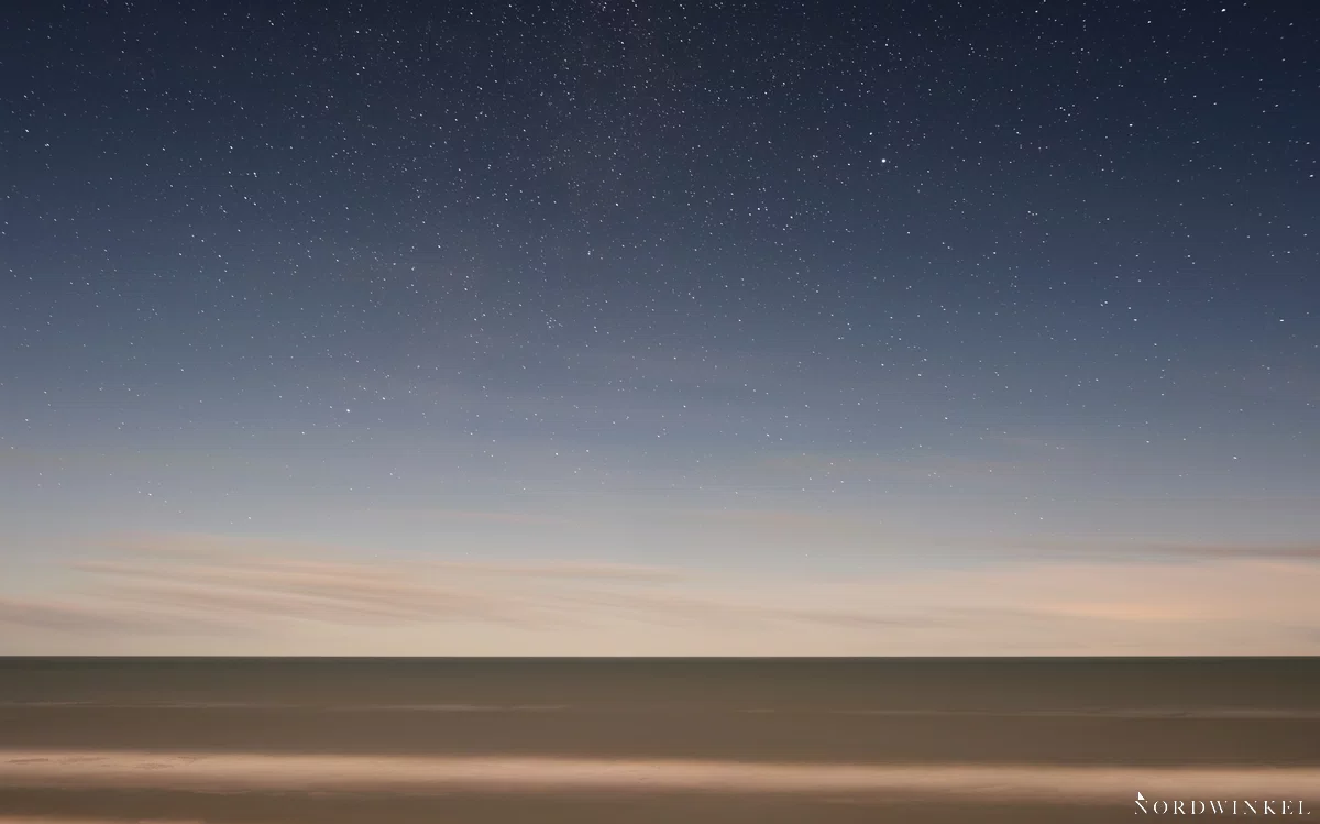 sternenhimmel über nordsee